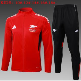 Chándal Arsenal 2025/26(Red Long Zipper) - NIÑOS